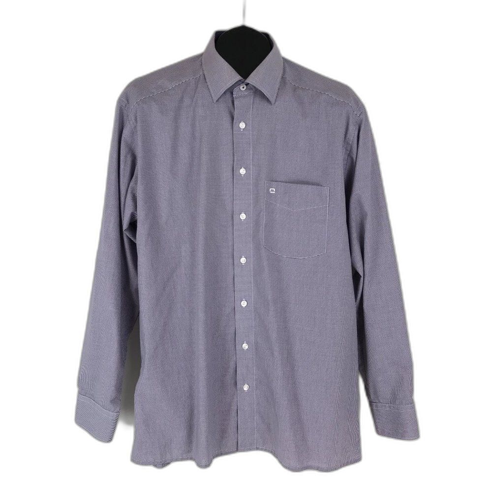 Olymp Luxor Dress Shirt Men's 16.5 / 42 Button Up Long Sleeve 100% Cotton